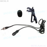 Best Tie Clip-On Lavalier Microphone For Sennheiser G2 G3 G4 Wireless System 3.5mm Lock Stereo 2m Wire
