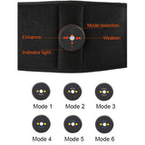 Abdominal Abs Toning Belt Vibration Fitness Massager Slimming Body Belts Electric Muscle Stimulator Trainer Waist Support