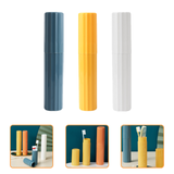 3pcs Travel Storage Box Portable Washing Cup Multi-purpose Toothbrush Case