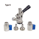 Commercail Beer Keg Washing and Filling Coupler Type S/D G5/8" Stainless Steel 304 Ball Valve