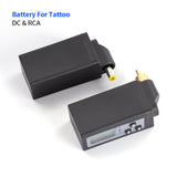 One LCD 2000mAh Rechargable Battery Tattoo Power Supply For RCA/DC Machine Gun Supply