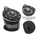 Tripod Leveling Base Anodized Aluminum Alloy Tripod Leveling Base for Nikon