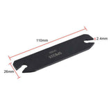 Metal Lathe Turning Tool SPB26-3 110 x 26mm Parting Grooving Blade Cut-off Tool with 10PCS GTN-3 SP300 Cut-off Carbide Inserts
