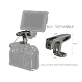 For Panasonic Lumix GH5 /GH5S Camera Cage with Cold Shoe Mount Side Grip Top Handle for Monitor Holder Flash Light DIY Options