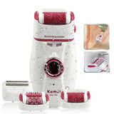 Original washable women epilator electric female facial body hair removal rechargeable leg bikini lady shaver callus remover