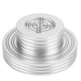 LP Vinyl Record Weight Stabilizer Turntable Disc Clamp with High Accuracy Gradienter 33rpm/45rpm for Turntable/Speaker