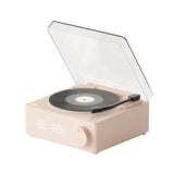 Bluetooth Speaker Wireless Music Speaker Clocks Music Box Retro TF Card MP3 Speakers With Alarm Clock Charging