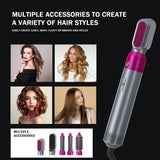 Electric Hair Dryer Blow Dryer Comb Rotating Hot Air Brush 5 In 1 Hairdryer Hair Blower Brush Hair Curler Curling Iron Styler