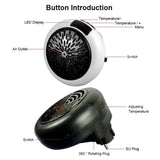 Electric Heater Mini Heater Fan Electric Hot Heating Air Blower Office Hand Warmers Air Heater Fan Heater