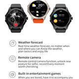 M8 Smart Watch Bluetooth Call Rotary Encoder 1.32inch For Men Women Heart Rate Blood Pressure Monitor Smartwatch