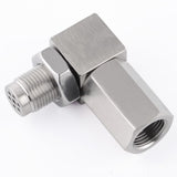 Universal O2 Oxygen Sensor Extender 90 Degree or 45 Degree 02 Bung Extension Catalytic Converter O2 Oxygen Sensor Spacer