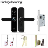 YiToo S3 WIFI Fingerprint Lock Waterproof Biometric Smart Door Lock With Tuya APP Remotely / Rfid Card / Password /Key Unlock