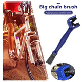 Bicycle Scrubber Brush Cleaning Tool Chain Cleaner Chain Portable Waterproof Cycling Elements for Motorcycle Bike