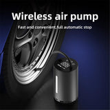 N8 Wireless Air Pump, Portable Air Compressor Tire Inflator with Smart Contact LCD Display, for Cars,Inflatables