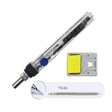 T12 75W Mini Electric Soldering Iron Adjustable Temperature Solder Welding Station DC 12-24V Digital Display DIY Handle Kit SH72