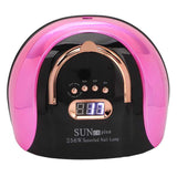 UV Gel Nail Lamp Fast Curing Purple Red 100-240V UV Nail Art Tools Portable Handle for Toe Nails for Salon