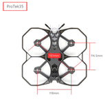 FPV Drone Replacement Propeller Guard for iFlight ProTek35 Analog 3.5inch 151mm Cinewhoop Racing Drone Frame Kit Parts