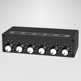 Heareal HiFi Sound Quality Audio Signal 2 in 4 Out Mixing Splitter Amplifier Simultaneous Input and Output EU Plug