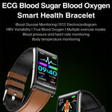 E600 Smart Watch ECG Blood Sugar Men Non-invasive Blood Glucose Heart Rate Health Monitor Women Sports Smartwath Bracelet