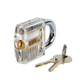 Practice Lock Set,7 Transparent Locks Clear Cylinder Lock With Keys Pro Locksmiths