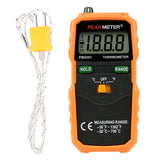 Handheld Battery Operated K Type Backlight With Thermocouple Industrial Thermometer Liquid Measuring LCD Digital Display