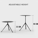 Outdoor Collapsible Picnic Table Portable Camping Desk Aluminum Table for Picnic Hiking Camping Beach Cooking and Backyard Use