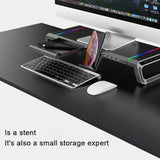 T1 Universal Monitor Stand RGB Support 4-Port USB3.0 Charging Table Storage Stand Suitable For Laptop Monitor Mobile Phone