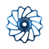 Lixada MTB Road Bike Ceramic Pulley 7075 Aluminum Alloy Rear Derailleur 13T Guide Cycling Ceramics Bearing for Jockey Wheel