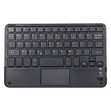Wireless BT 3.0 Keyboard 59 Keys Ultra-slim Mini BT Keyboard Touch Pad Support Android Windows iOS for Laptop Phone Tablet