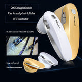 Wireless APP WIFI Skin Hair Follicles Scalp Detector 200X Digital Skin Analyzer Hair Salon Skin Hair Tester Microscope 2022 NEW