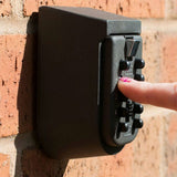 Key Box Safe 10 Digit Push-Button Combination Lock Wall Mounted Outdoor Key Storage Lock Electronic Safe Key Holder For Keys