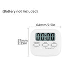 Digital Kitchen Timer, Cooking Timer, Strong Magnet Back, for Cooking Baking Sports Games Office (Battery not Included)
