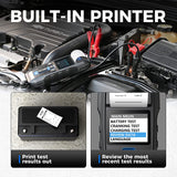 TOPDON Car Battery Tester 12V 100-2000CCA Lead-Acid Battery Alternator Tester Load Tester Spark Free Metal Clamps BT300P