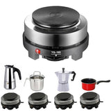 500W mini electric heater stove hot pot plate milk water coffee heating stove multifunctional kitchen appliances