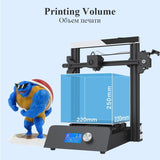 Magic 3D Printer Aluminium Frame Diy Kit Large Print Size 220x220x250mm Printing Model Fast shipping EU Russia Warehouse