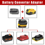 Battery Adapter for Dewalt 18V/20V Lithium Battery Converted to  Porter Cable Stanley 18V 20V Battery Tool