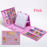 145/150/168/208 PCS Art Painting Set Colored Pencil Watercolor Pen Oil Pastel Crayon Drawing Tools Kit Supplies Gift Stationery