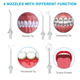 Oral Irrigator 3 Modes Water Flosser Waterproof Dental Water Jet Irrigator Dental Teeth Whitening 5 Modes Electric Toothbrush