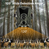 Cellular Mobile Hunting Camera 2G MMS SMS GSM 20MP 1080P Infrared Wireless Night Vision Wildlife Hunting Trail Camera HC801M