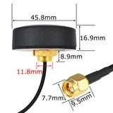 4G Antenna 698-960mhz 1710-2700mhz 2-3dbi Waterproof Signal Booster 4G LTE SMA Male RG174 3m Cable
