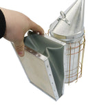 Beekeeping Smoker Stainless Steel Equipment Hive Box Tool Supplies For Beehive Bee Manual Smoke Maker With Hanging Hook Tools