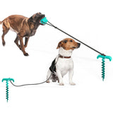 Pet Dog Toys Suction Cup Tug dog toy Dogs Ball Toy Dog Leash Pet Tooth Cleaning Dog Toothbrush for Puppy large Dog Biting Toy