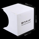 PULUZ Folding Lightbox 20cm 30cm Light box Mini Photo Studio Box  Photography Light Studio Shooting Tent Box Kit & 6 Backdrops
