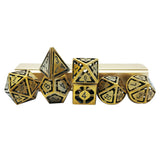For Ancient Gold Hollow Dice COC Running Group Dice Polyhedron DND Cthulhu Board Game Digital Dungeon And Dragon