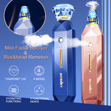 Diamond Blackhead Removal Mist Nano Oxygen Injection Facial Spray Moisturizing Instrument Pore Cleaning Rejuvenation Device