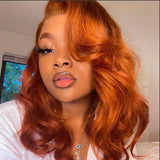 Synthetic Fiber Wig Ladies Long Curly Hair Mechanism Rose Mesh Synthetic Fiber Head Cover Ginger Wig