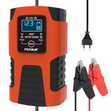 Car Battery Chargers 12V/2A 24V/2A Full Automatic Smart Battery Chargers Maintainer Portable Trickle Chargers Battery Desulfator
