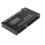 Car Audio Equalizer, Adjustable EQ Car Amplifier Graphic Equalizer With CD/AUX Input Select Switch,Black