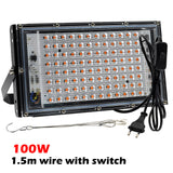 Full Spectrum LED Grow Lights AC220V Seedling Planting Lamps With On/Off Switch For Greenhouse Hydroponic Plant Growth Lighting