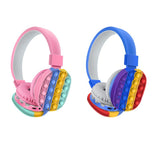 Hot New Decompression 5.0 Goston Stereo Headset Creative Silicone Pop Its Bubble Fidget Toys  Large Fashion Fidget Toy for Kid